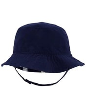 Cargar imagen en el visor de la galería, Carter&#39;s Baby Boy Navy/ White Striped Reversible Swim Bucket Hat
