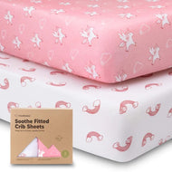 Keababies 2-Pack Soothe Fitted Crib Sheets - Dreamland