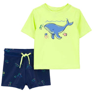 Carter's 2pc Baby Boy Swim Set - Ocean Animals