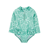 Carter's 1pc Baby Girl Green Mermaid Swimsuit