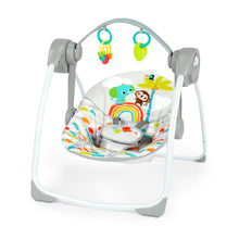 Afbeelding in Gallery-weergave laden, Bright Starts Playful Paradise Portable Compact Baby Swing
