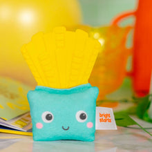 Load image into Gallery viewer, Bright Starts Side of Smiles French Fry Crinkle Teether for Infant
