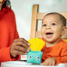 Load image into Gallery viewer, Bright Starts Side of Smiles French Fry Crinkle Teether for Infant
