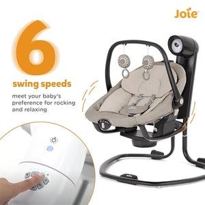 Joie Serina 2-in-1 Baby Swing & Rocker - Speckled