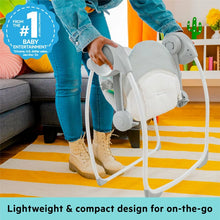 Cargar imagen en el visor de la galería, Bright Starts Whimsical Wild Compact Portable Automatic Baby Swing with Music
