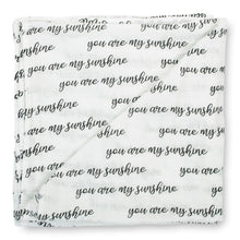 Carregar imagem no visualizador da galeria, Lollybanks Muslin Swaddle Blanket - You are my Sunshine
