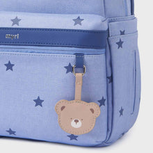 Carregar imagem no visualizador da galeria, Mayoral 2pc Blue Stars Backpack Diaper Bag &amp; Changing Pad
