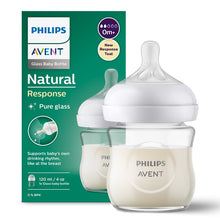 Carregar imagem no visualizador da galeria, Philips Avent Single GLASS Natural Response Feeding Bottles
