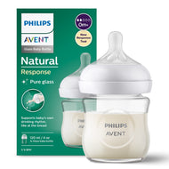Philips Avent Single GLASS Natural Response Feeding Bottles