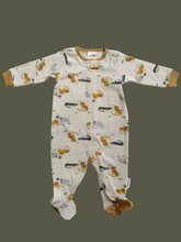 Cargar imagen en el visor de la galería, Gerber Baby Boy Animals Zip-Up Footie Coverall Sleepwear
