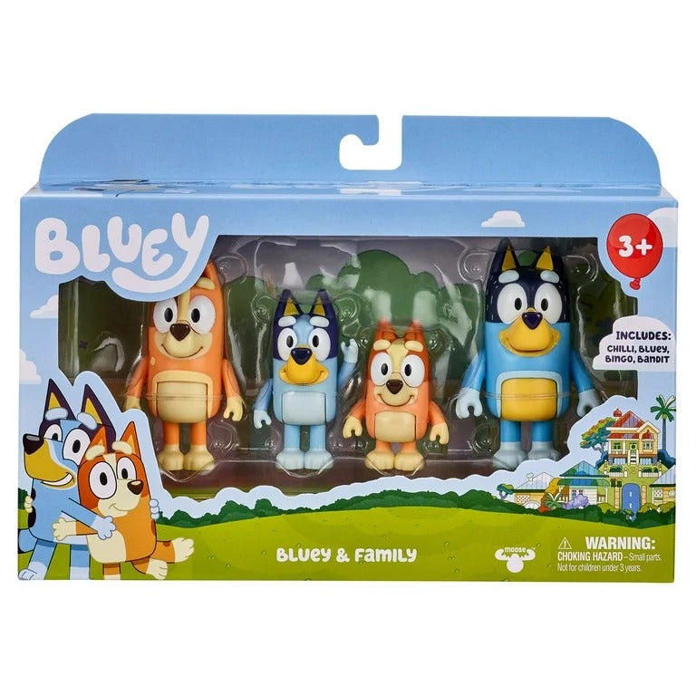 Bluey Let's Play Family Set