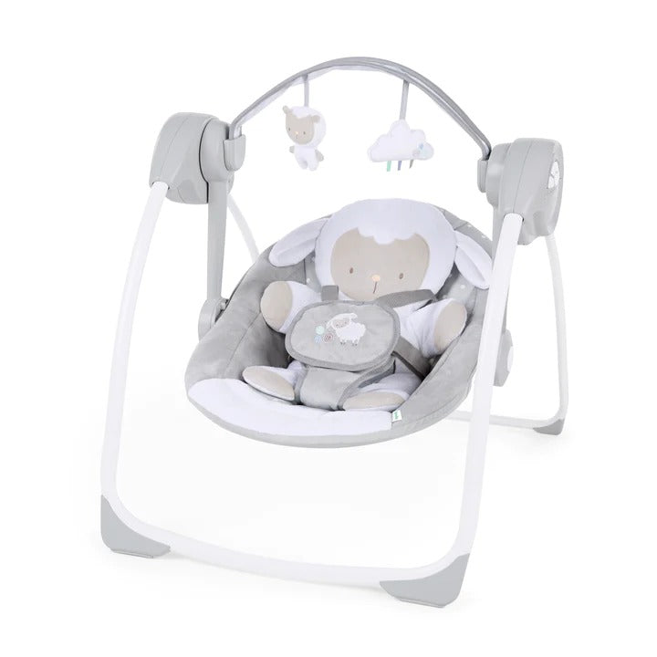 Ingenuity - Comfort 2 Go Portable Swing - Cuddle Lamb