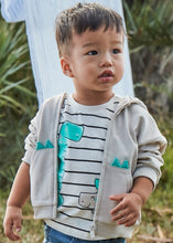 Load image into Gallery viewer, Mayoral Toddler Boy Striped Dino Tee
