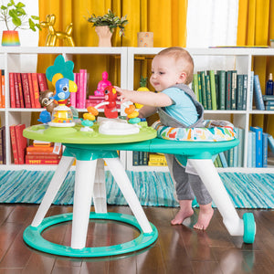 Bright Starts Around We Go - 2-in-1 Walk-around Activity Center & Table (Tropic Cool)