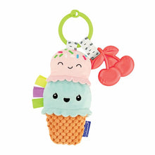 Afbeelding in Gallery-weergave laden, Infantino Plushy Pal &amp; Teether Ice Cream (0M+)
