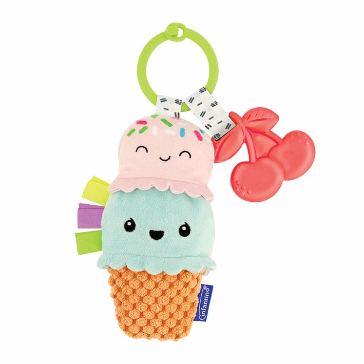 Infantino Plushy Pal & Teether Ice Cream (0M+)