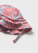 Load image into Gallery viewer, Mayoral 2pc Baby Girl Seashells Long-Sleeve Swimsuit &amp; Hat Set
