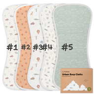 Keababies 1pc Urban Quinn Burp Cloths- (Wilderness)