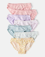 Carter's 7pc Kid Girl Heart Floral BIKINI Briefs