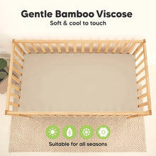 Cargar imagen en el visor de la galería, Keababies 2pk Isla [Protect+] Waterproof Crib Sheets - Ecru
