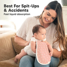 Load image into Gallery viewer, Keababies 5pk Softe Muslin Baby Burp Cloth (Blooms)
