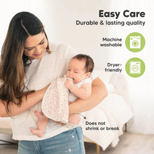 Load image into Gallery viewer, Keababies 5pk Softe Muslin Baby Burp Cloth (Blooms)
