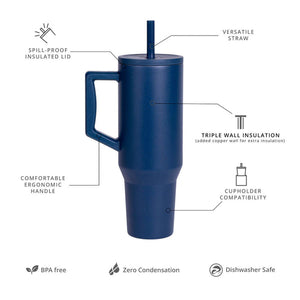 Elemental Commuter Tumbler 1180ml - Navy