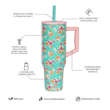 Load image into Gallery viewer, Elemental Commuter Tumbler 1180ml - Vintage Flower
