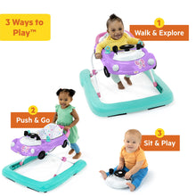 Load image into Gallery viewer, Bright Starts Little Speedster 3-in-1 Car Walker - Purple Power
