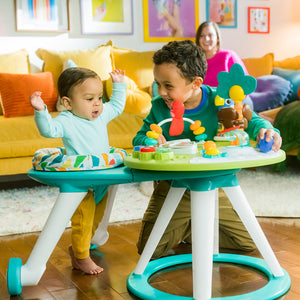 Bright Starts Around We Go - 2-in-1 Walk-around Activity Center & Table (Tropic Cool)