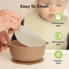 Load image into Gallery viewer, Keababies 1pc Prep Silicone Suction Bowl (Desert)
