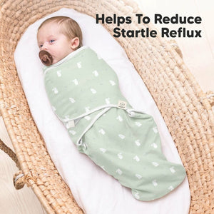 Keababies 1pc Soothe Zippy Swaddle Wraps - Bunnies (0-3M)