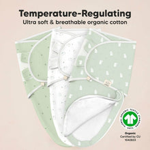 Cargar imagen en el visor de la galería, Keababies 1pc Soothe Zippy Swaddle Wraps - Bunnies (0-3M)
