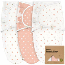 Load image into Gallery viewer, Keababies 1pc Soothe Swaddle Wraps - Butterflies (0-3M)
