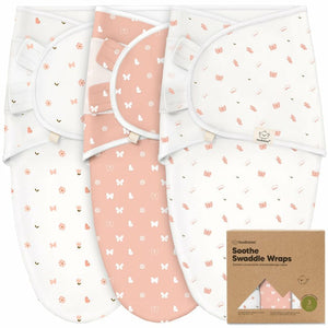 Keababies 1pc Soothe Swaddle Wraps - Butterflies (0-3M)