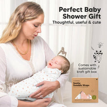 Load image into Gallery viewer, Keababies 1pc Soothe Swaddle Wraps - Butterflies (0-3M)
