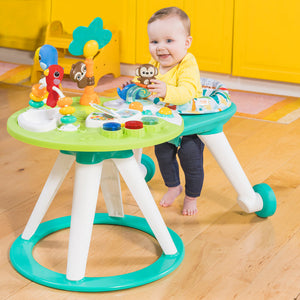 Bright Starts Around We Go - 2-in-1 Walk-around Activity Center & Table (Tropic Cool)