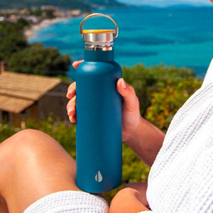 Elemental Classic 750ml Stainless Steel Water Bottle - Navy