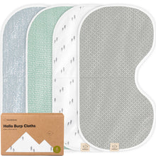 Afbeelding in Gallery-weergave laden, Keababies 1pc Hallo Burp Cloths (Nordic)
