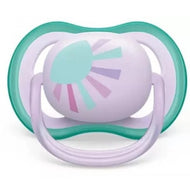 Avent Single Girls Ultra Air Pacifier (0-6M | Purple Sun)