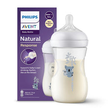 Load image into Gallery viewer, Philips Avent Single Printed/ Colored Natural Response Feeding Bottles
