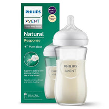 Cargar imagen en el visor de la galería, Philips Avent Single GLASS Natural Response Feeding Bottles
