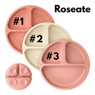 Keababies 1-piece Prep Silicone Suction Plate - Roseate