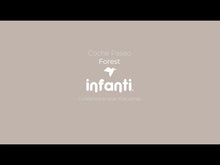Carregar e reproduzir vídeo no visualizador da galeria, Infanti Forest Stroller - Grey
