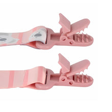 Load image into Gallery viewer, Buba 2pk Pink Pacifier Clips (3M+)
