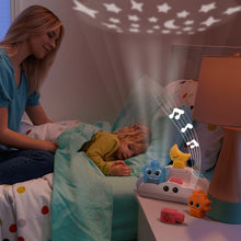 Cargar imagen en el visor de la galería, MEGA Bloks Rise &amp; Snooze Night Light Sensory Block Toy (30 Pieces) For Toddler
