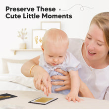 Load image into Gallery viewer, Keababies 2pk Inkless Ink Pads - Gold on Black
