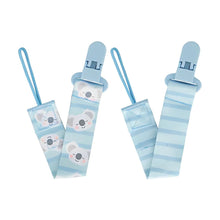 Load image into Gallery viewer, Buba 2pk BLUE Pacifier Clips (3M+)
