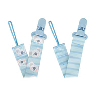 Buba 2pk BLUE Pacifier Clips (3M+)