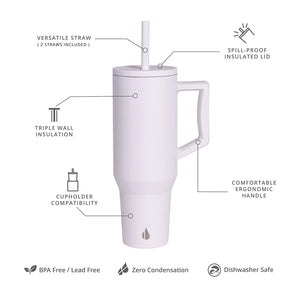 Elemental Commuter Tumbler 1180ml - White